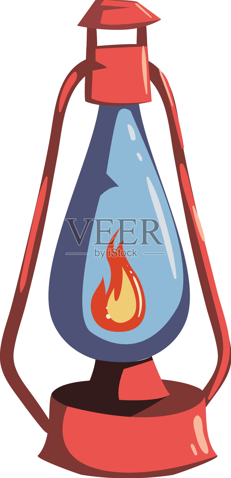 煤油灯设计设计元素图片