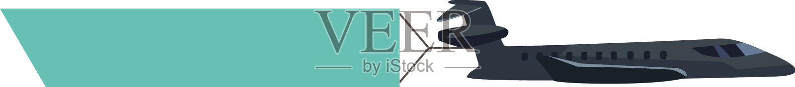 黑色的飞机设计设计元素图片