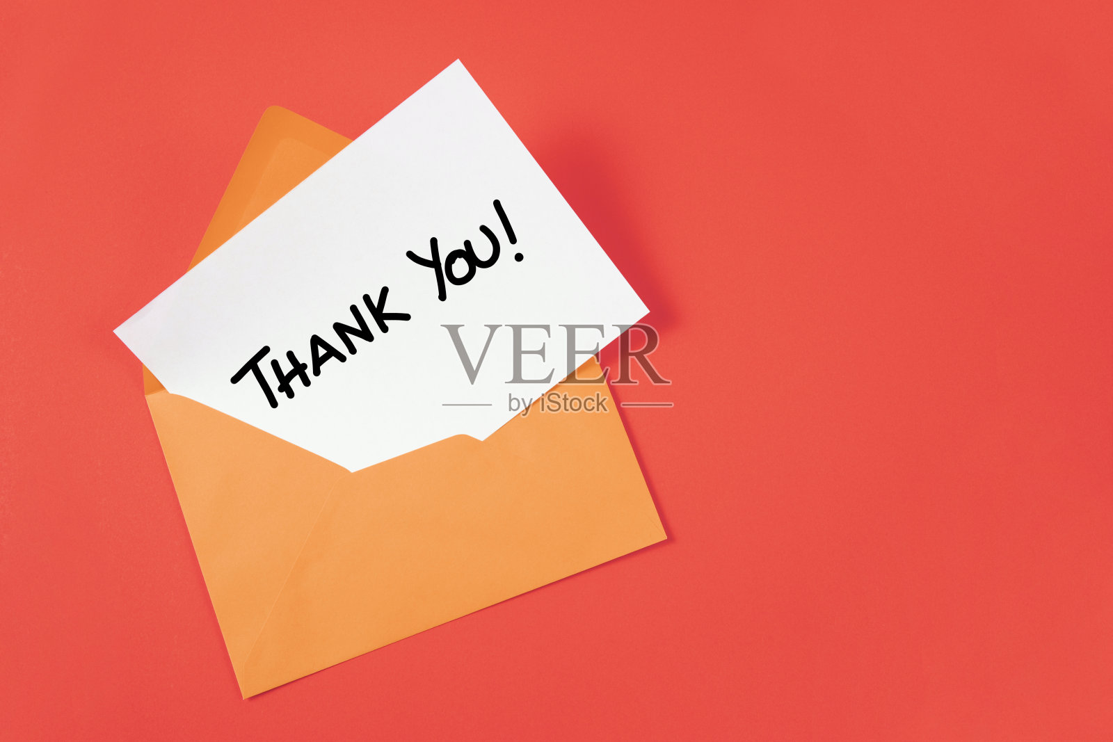 感谢信和信封照片摄影图片