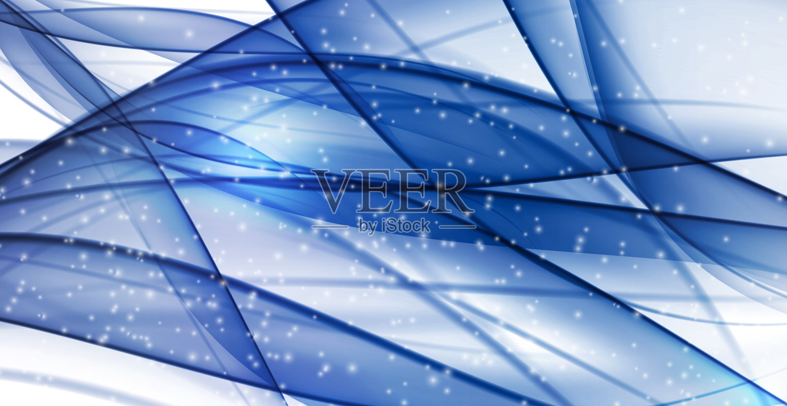 抽象的彩色波浪背景插画图片素材