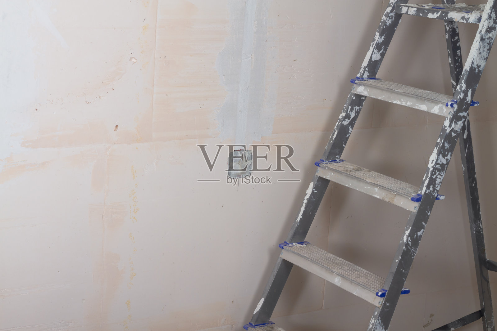 梯子适用于墙面,屋内装修,墙面装饰照片摄影图片