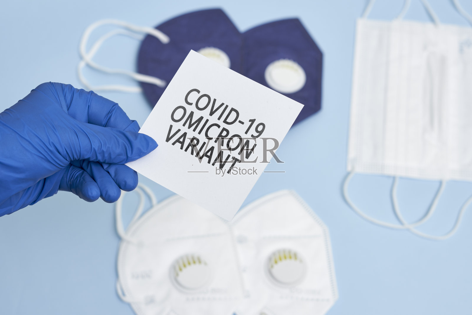 Covid-19新变种-欧米克隆照片摄影图片