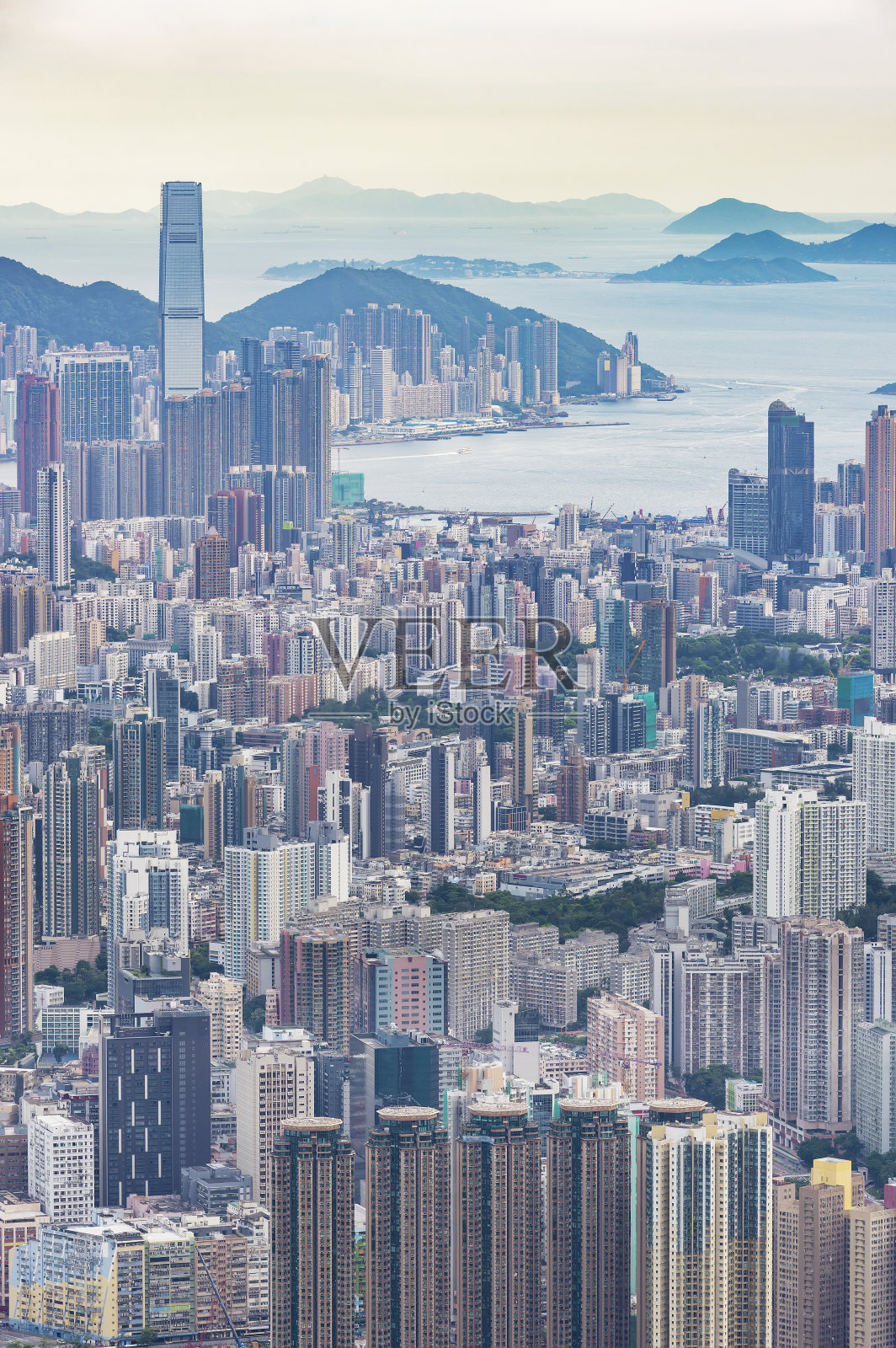 香港城市鸟瞰图照片摄影图片