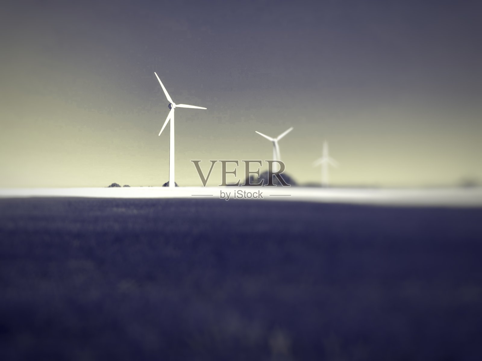 黑色和白色的风车照片摄影图片