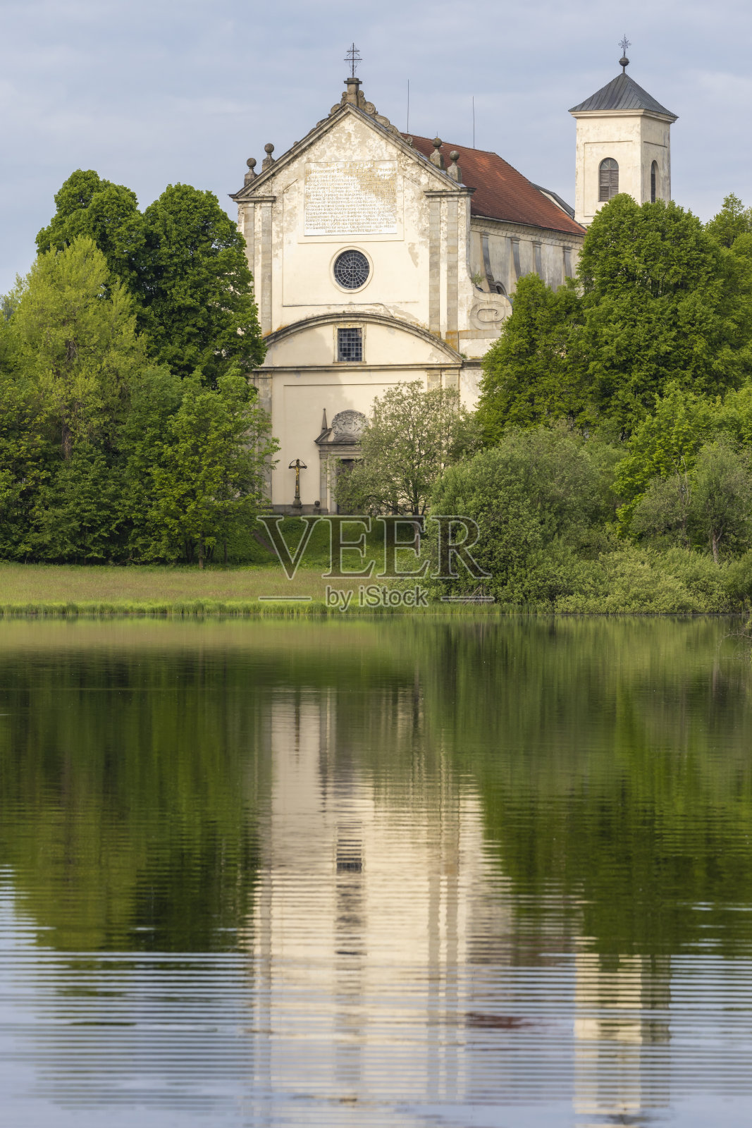 克拉斯特附近的Nova Bystrice, Jindrichuv Hradec区,南波希米亚地区,捷克共和国照片摄影图片