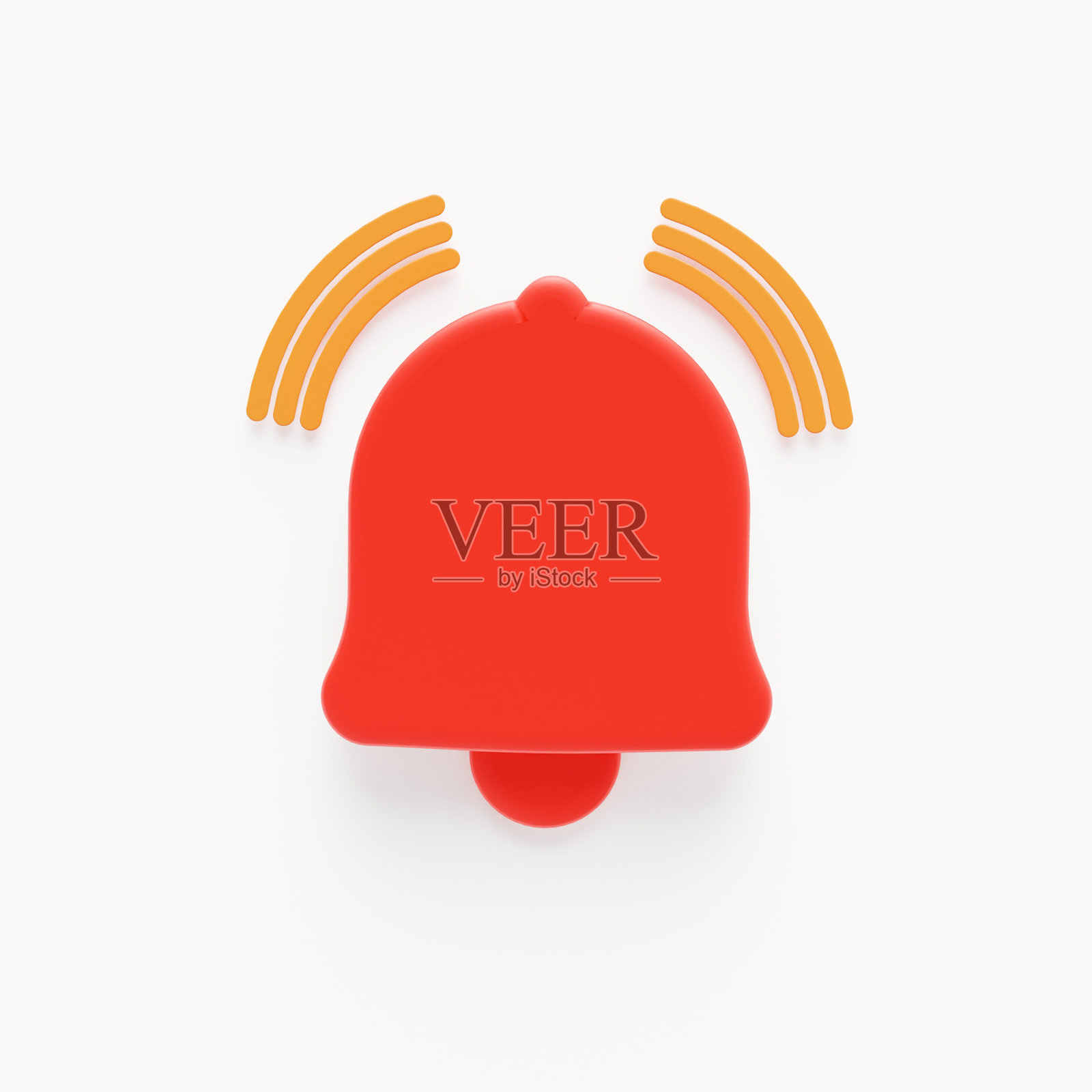 铃声通知3d插图照片摄影图片