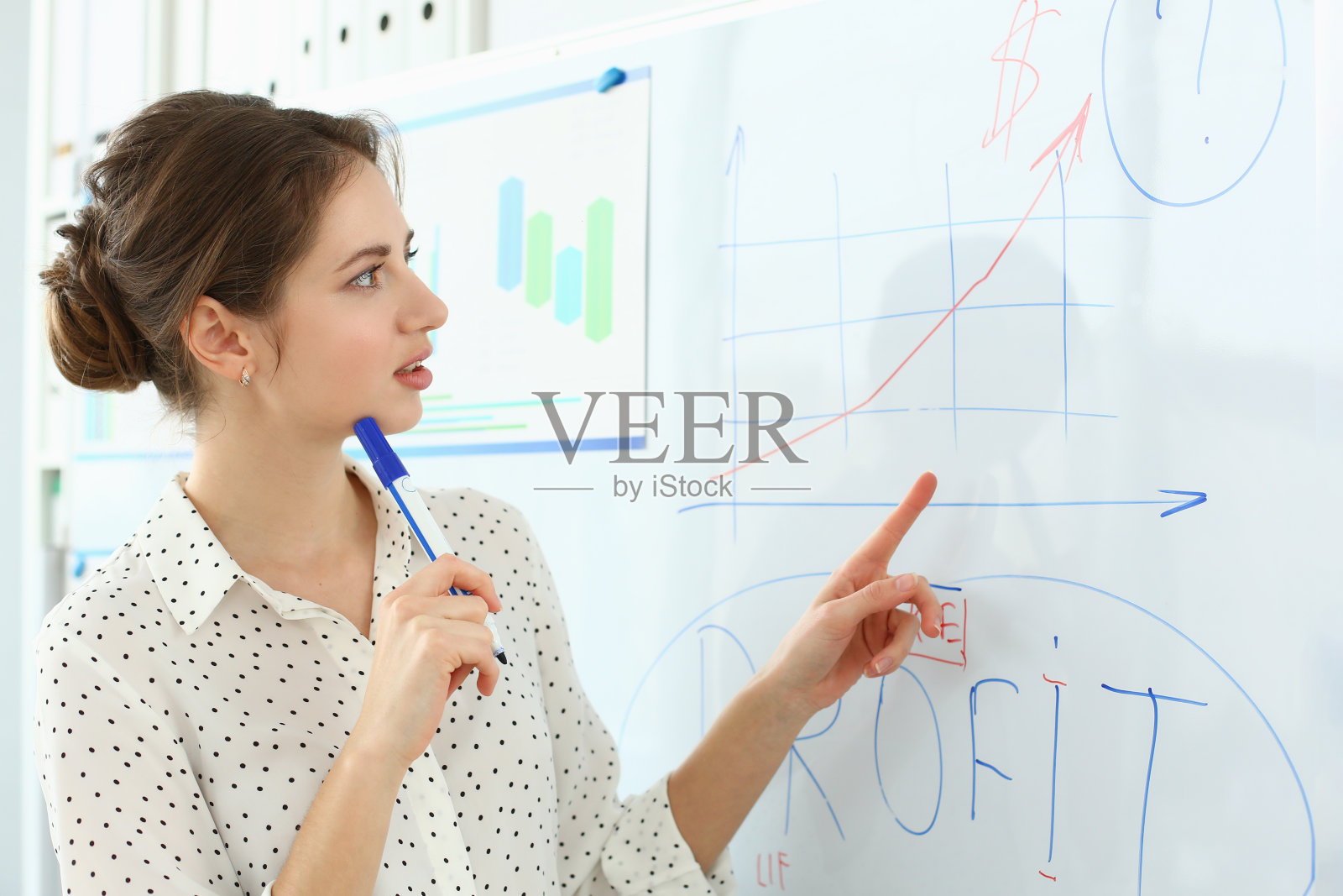 漂亮的业务小姐照片摄影图片