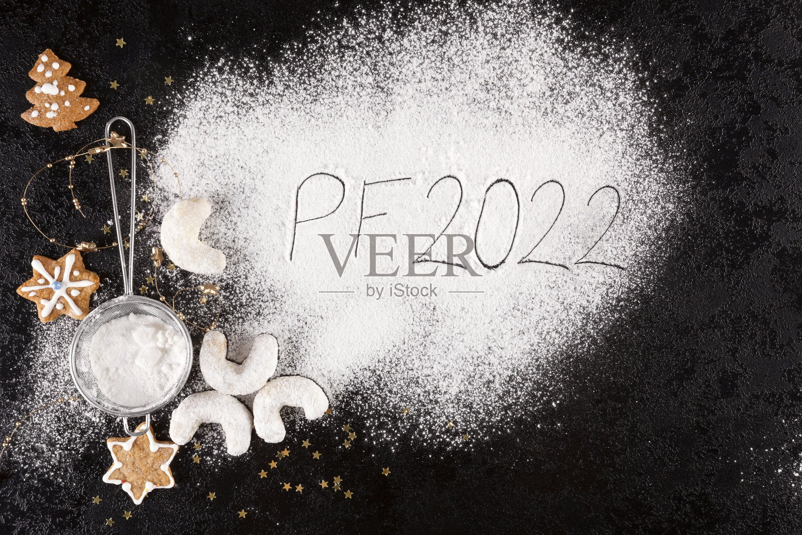 圣诞贺卡。照片摄影图片