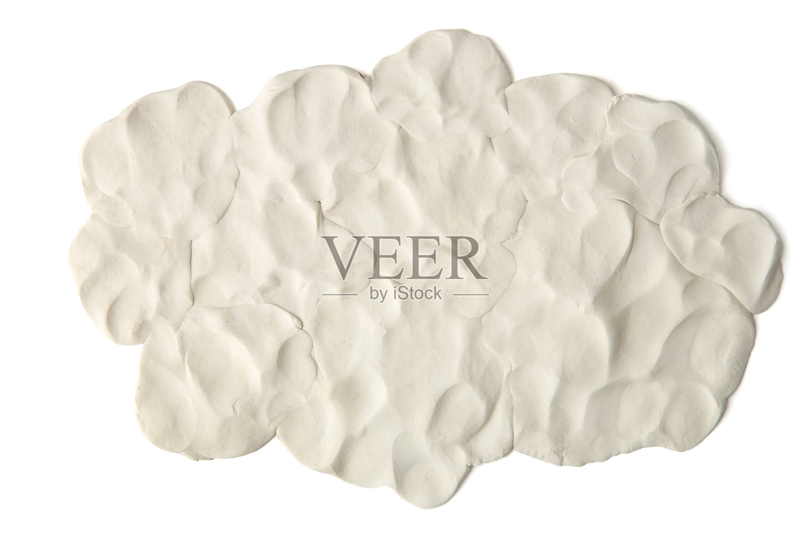 白色橡皮泥纹理框架背景。照片摄影图片