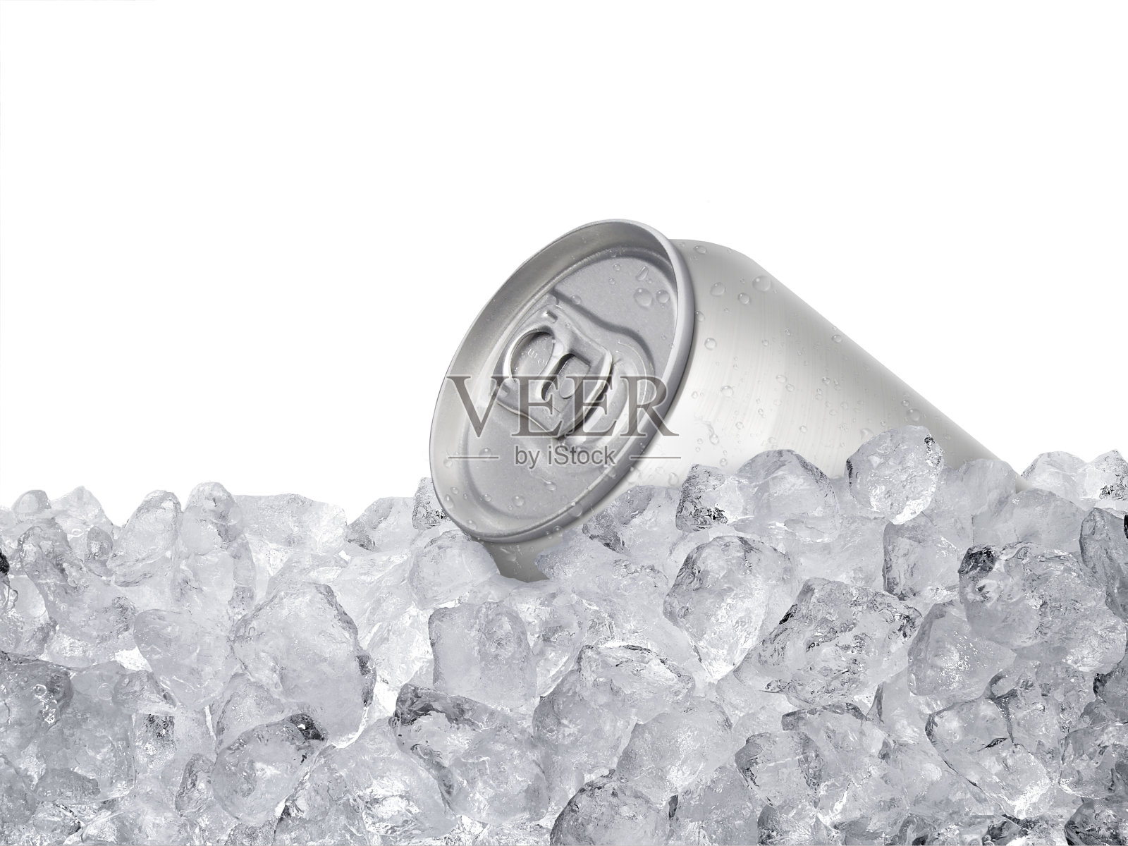 冷饮罐,冰块。夏季清凉饮料照片摄影图片