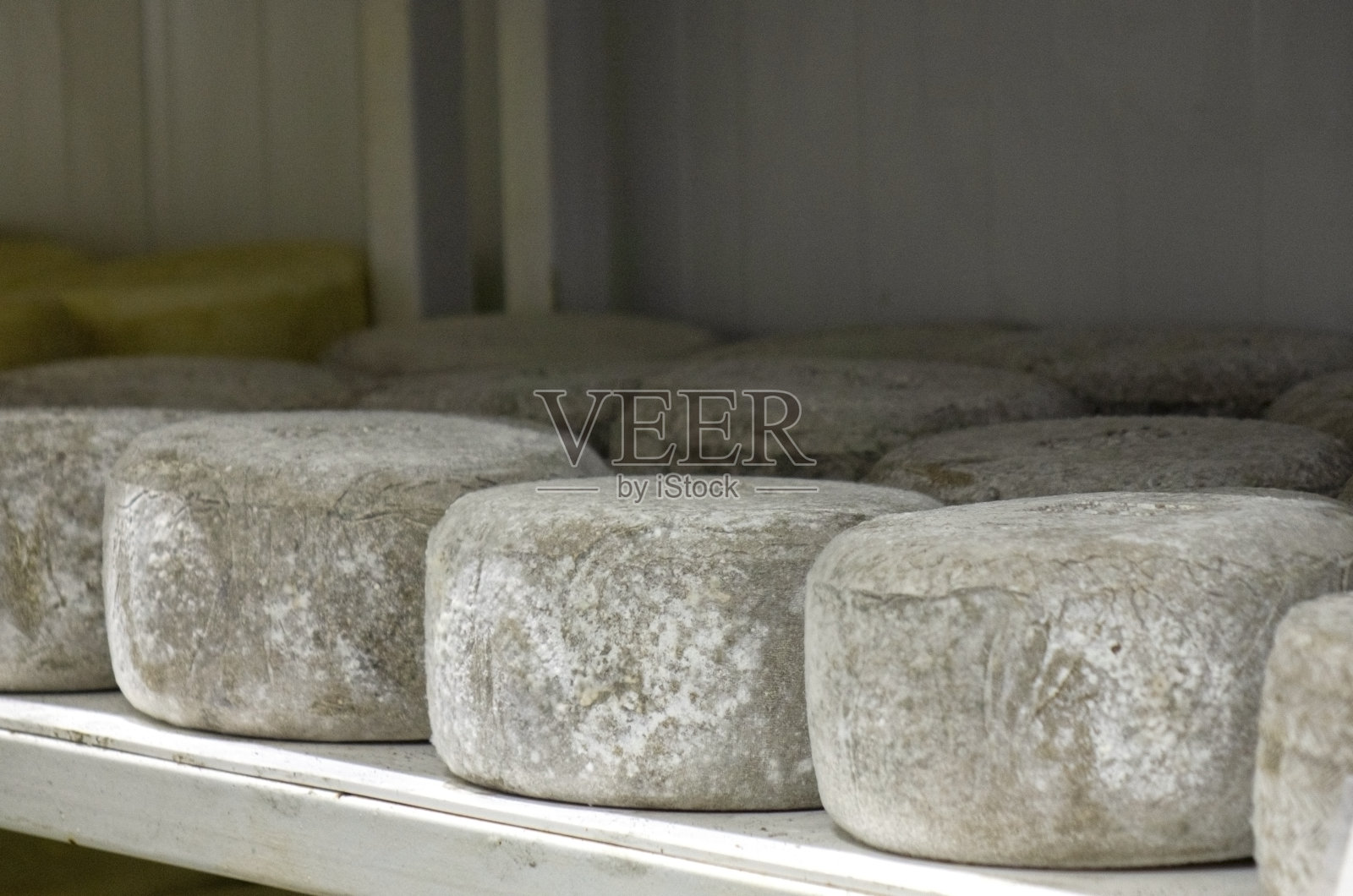 放着陈年奶酪的架子。奶酪行照片摄影图片