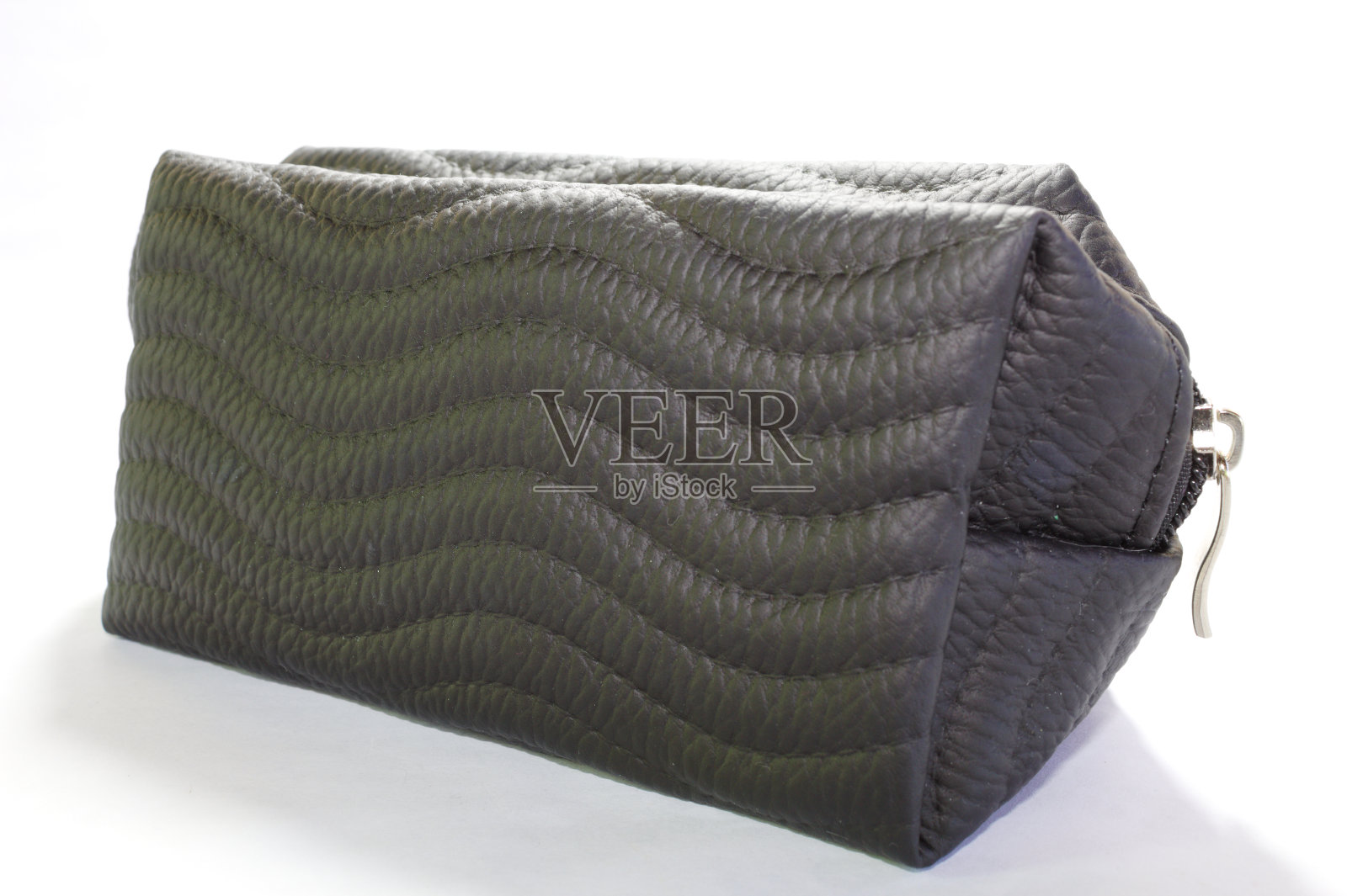 带拉链的黑色小袋子照片摄影图片