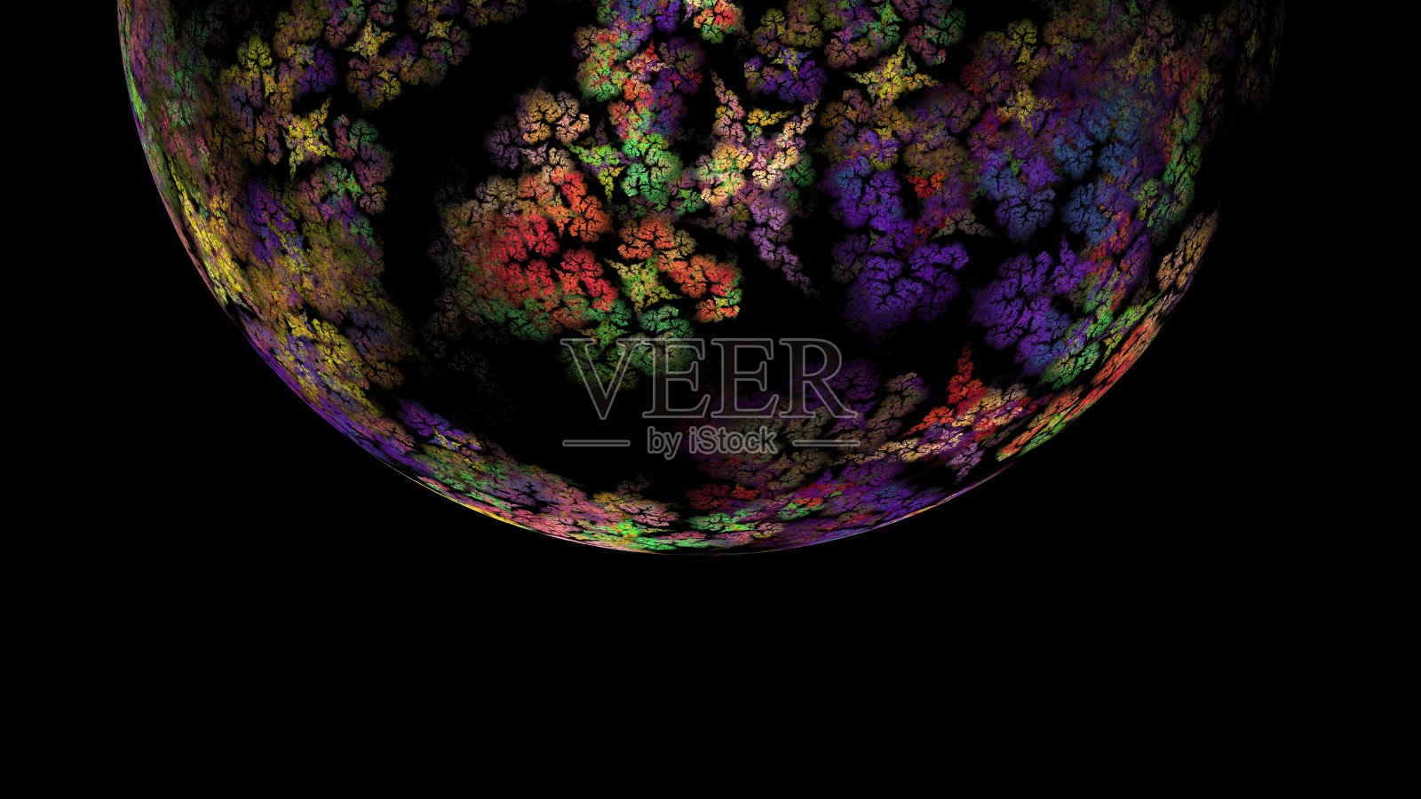 油漆的运动。彩色的梦想系列。构成梯度和光谱色调的主题想象力,创造力和艺术绘画。3 d分形呈现照片摄影图片