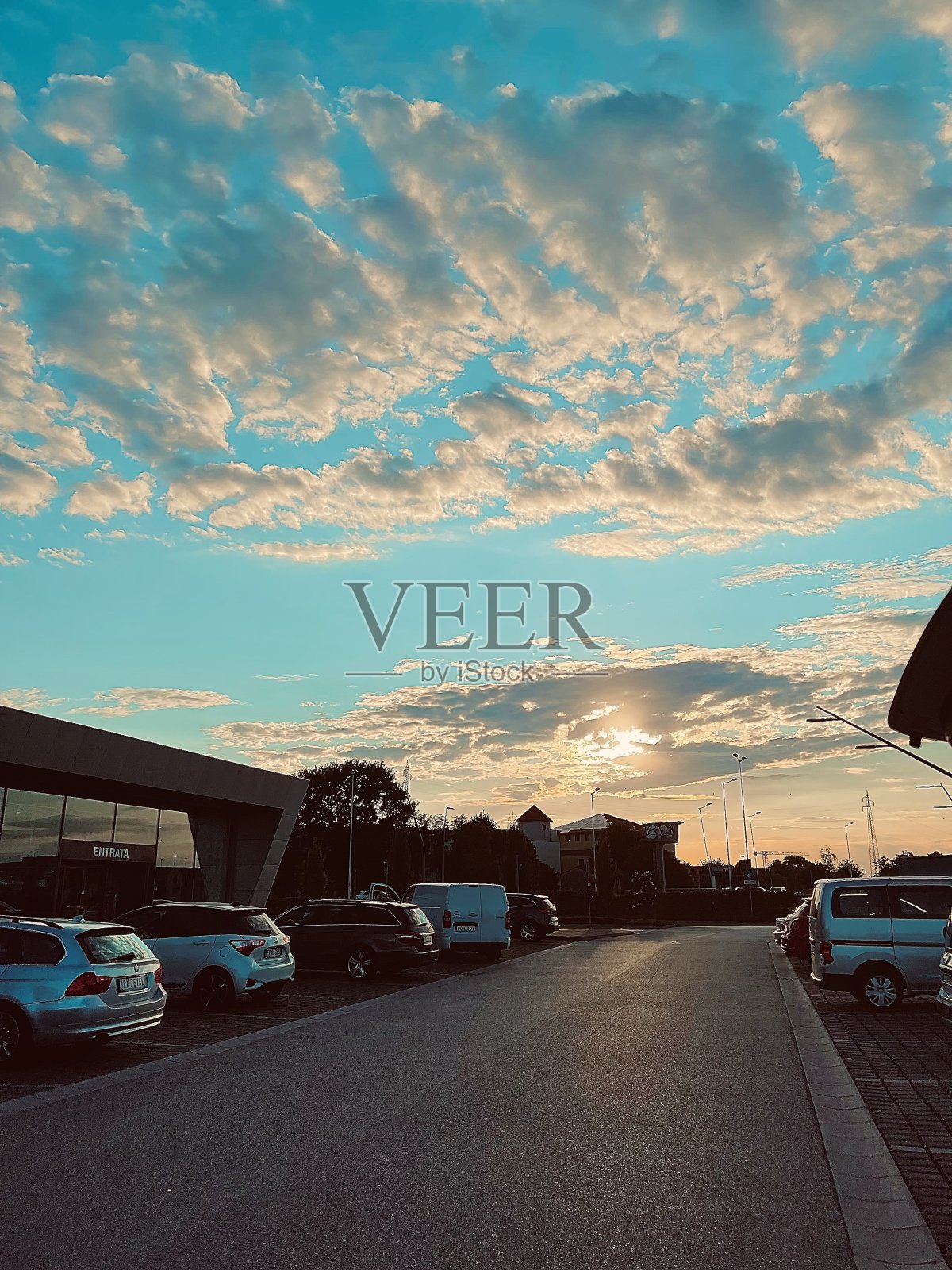 城市的日落照片摄影图片