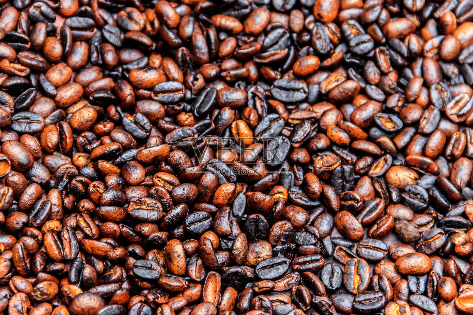 烘焙咖啡豆的背景照片摄影图片