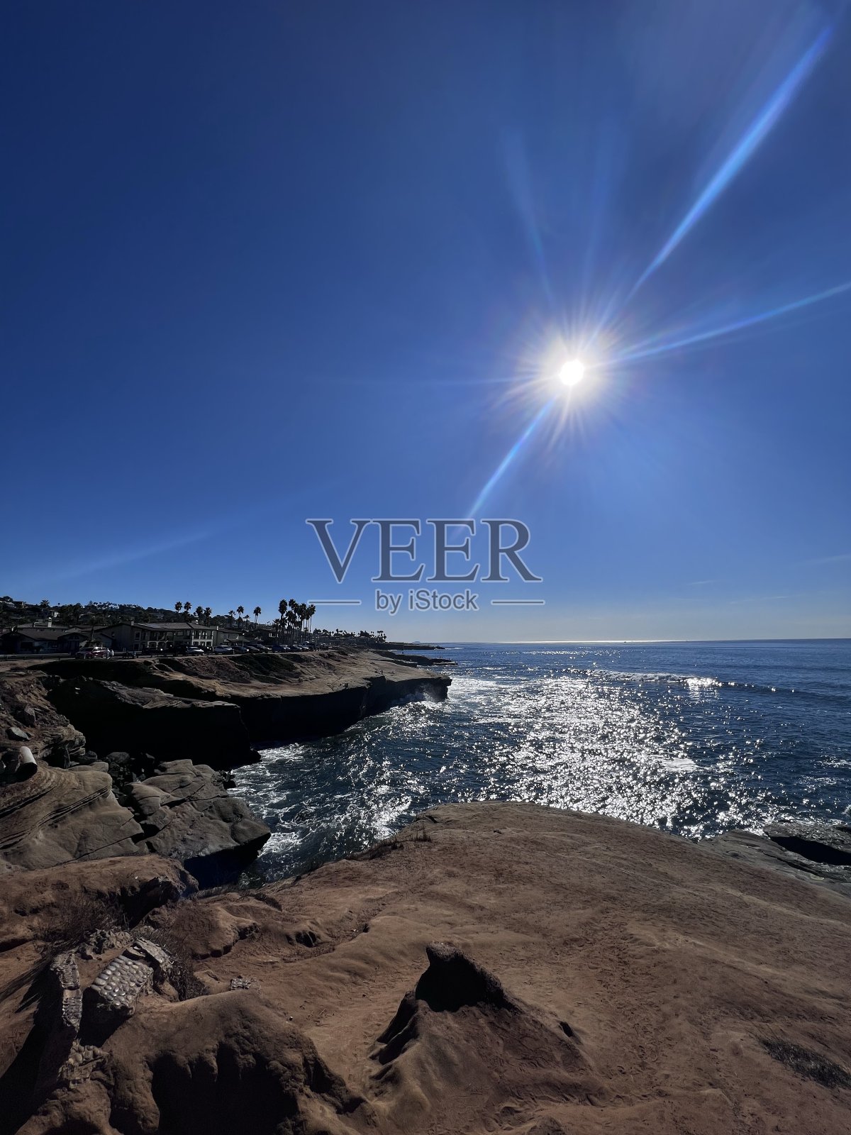 美国加州圣地亚哥的悬崖照片摄影图片