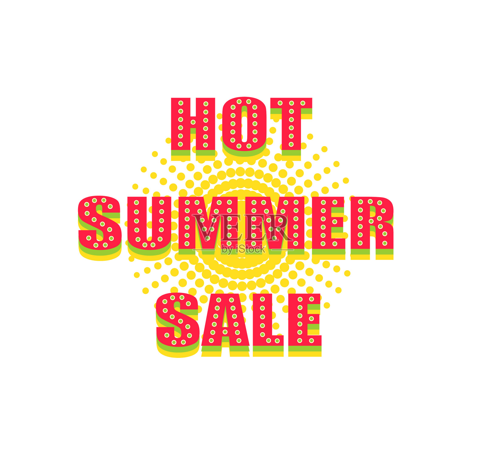 炎热的夏天出售设计元素图片