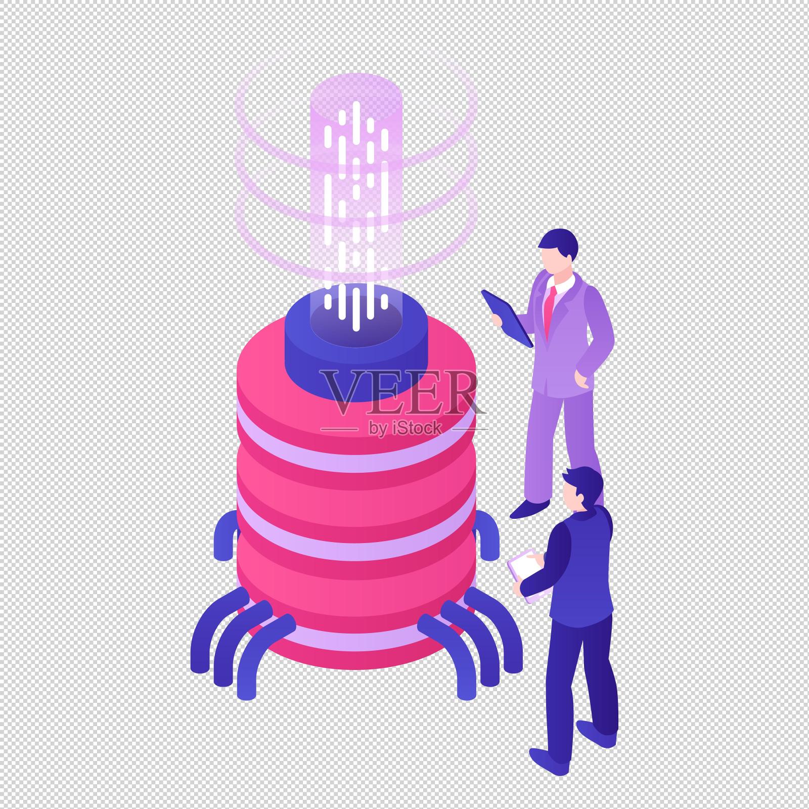 男人商务数据中心设计元素图片