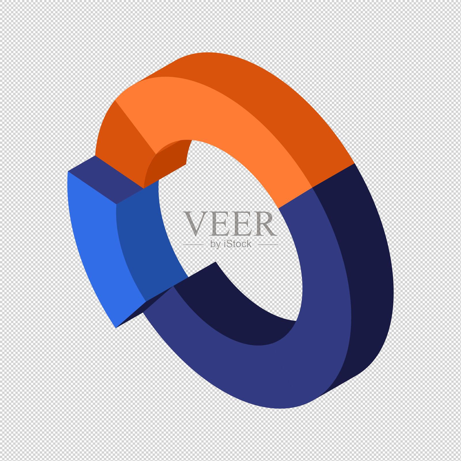 环状图分析图设计元素图片