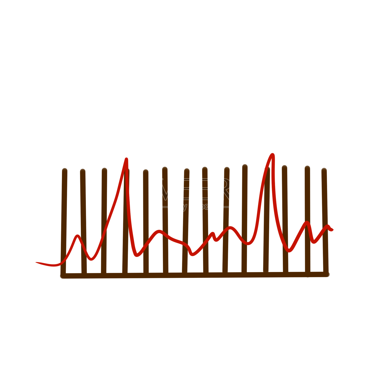 曲线变化视图设计元素图片