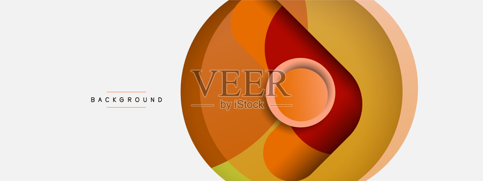 圆形状圆最小的几何插画图片素材