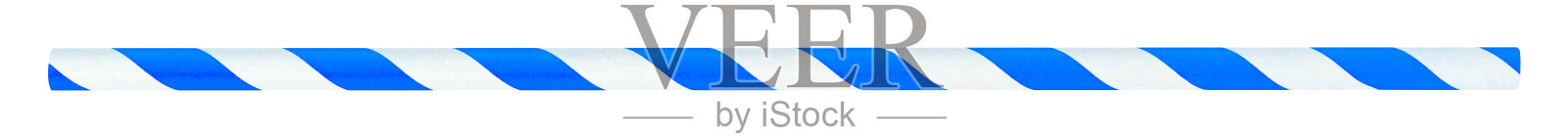 蓝色吸管孤立在白色背景上照片摄影图片