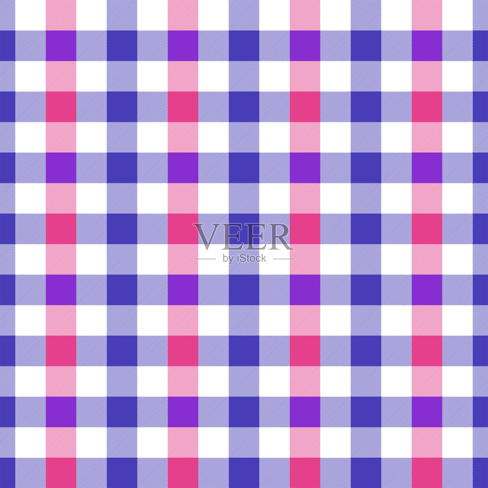 无缝格纹壁纸、台布等。插画图片素材