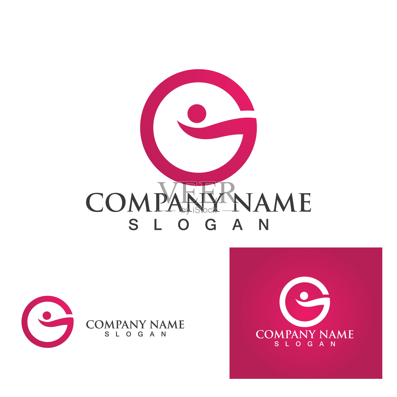 人物人物字母首字母标志G插画图片素材