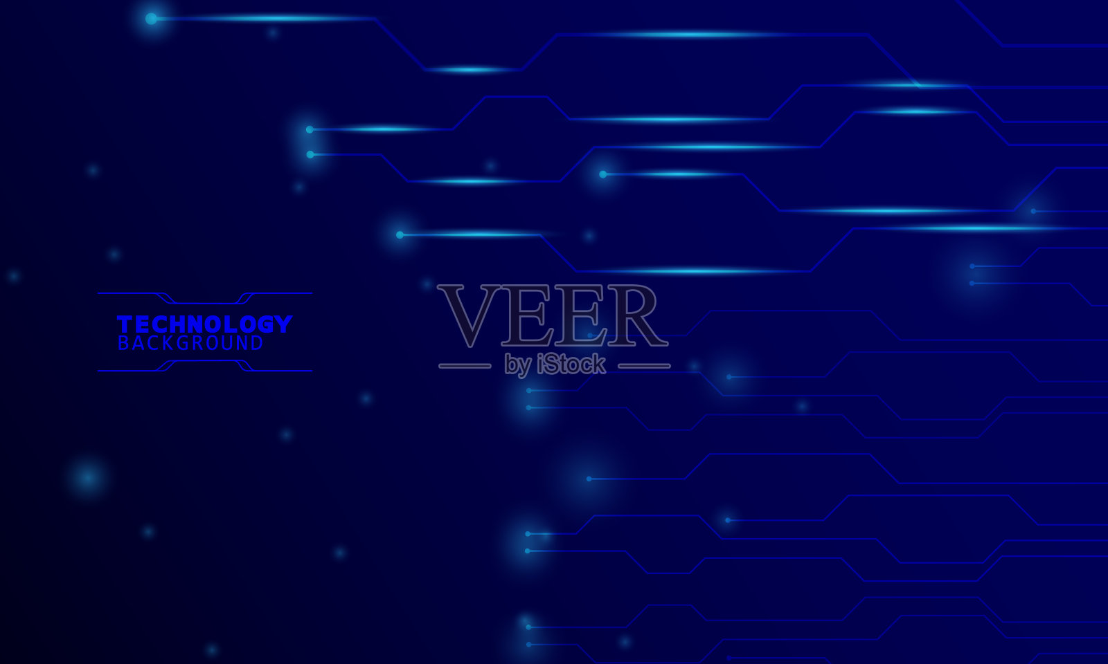 矢量插图技术与三角形在深蓝色和粉红色的背景。插画图片素材