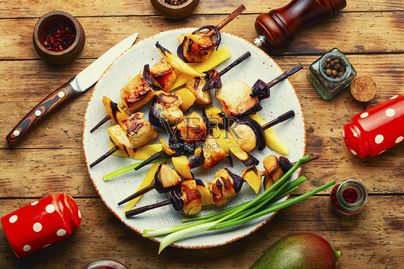 美味的鸡肉串,烤肉串照片摄影图片