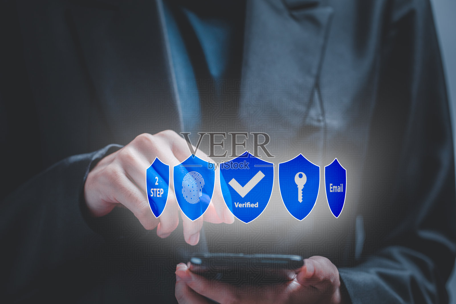 验证批准手机验证流程,安全验证方式,2步认证网页,概念网络安全安全数据保护业务。照片摄影图片