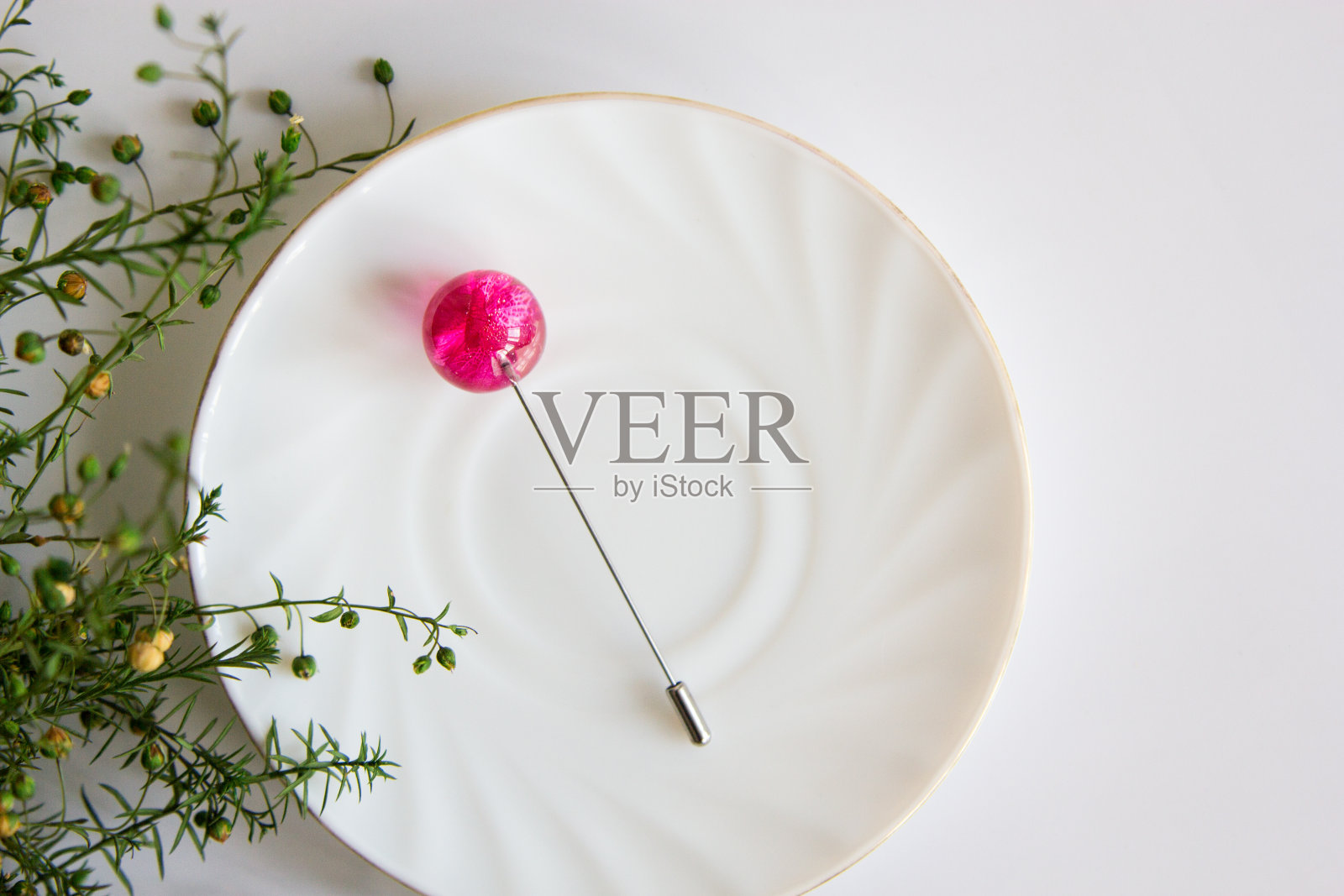 真花环氧树脂,珠宝照片摄影图片