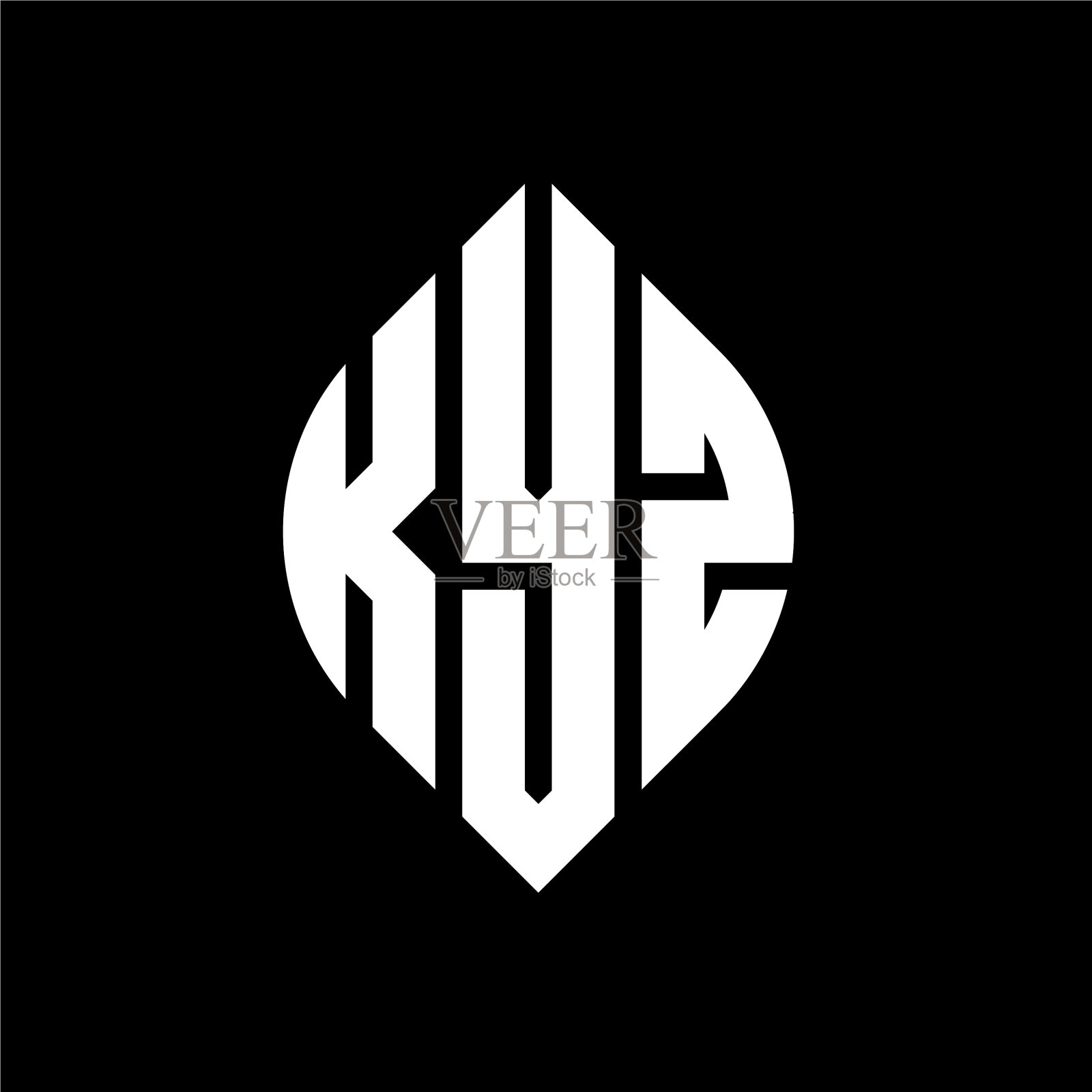 Kyz圆字母标志设计用圆和插画图片素材