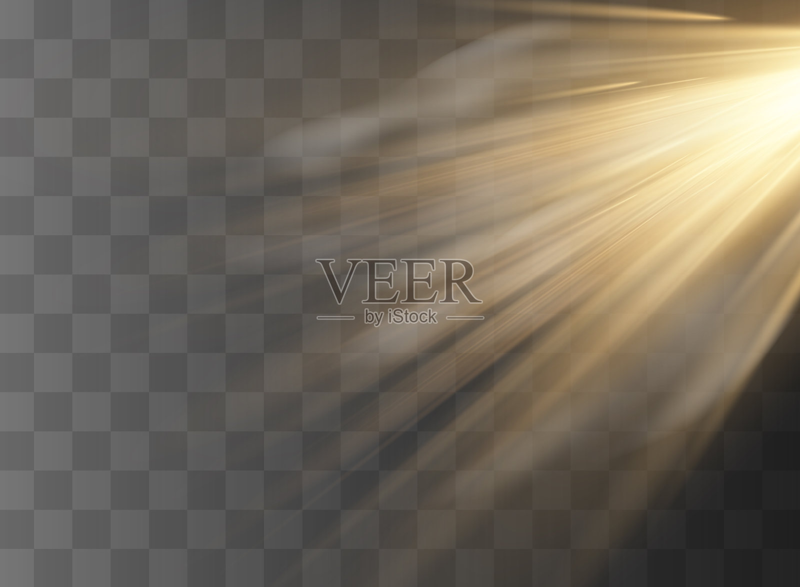 向量的聚光灯下。光的效果。矢量透明阳光特殊透镜耀斑光效果插画图片素材