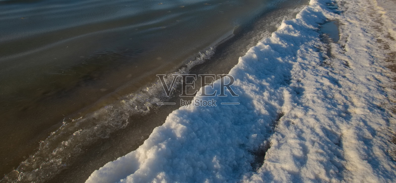 冰,海水,波浪和雪抽象的背景照片照片摄影图片