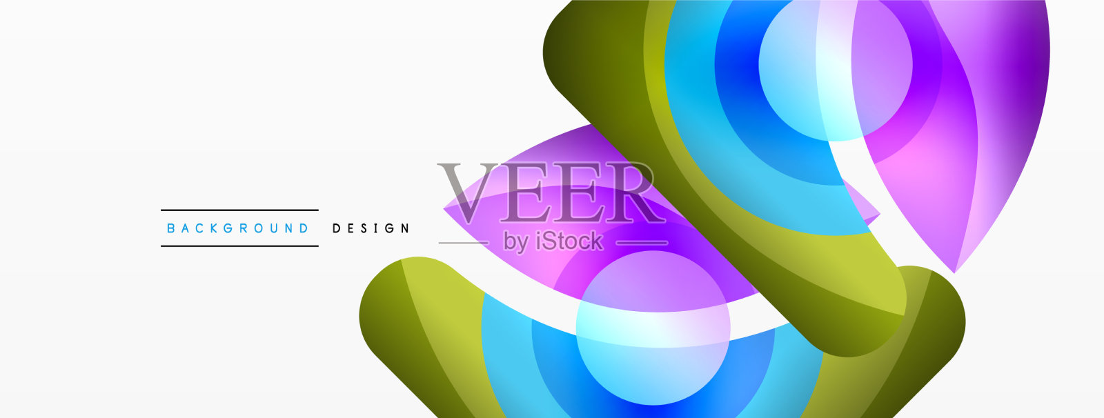 创意几何壁纸最小抽象插画图片素材