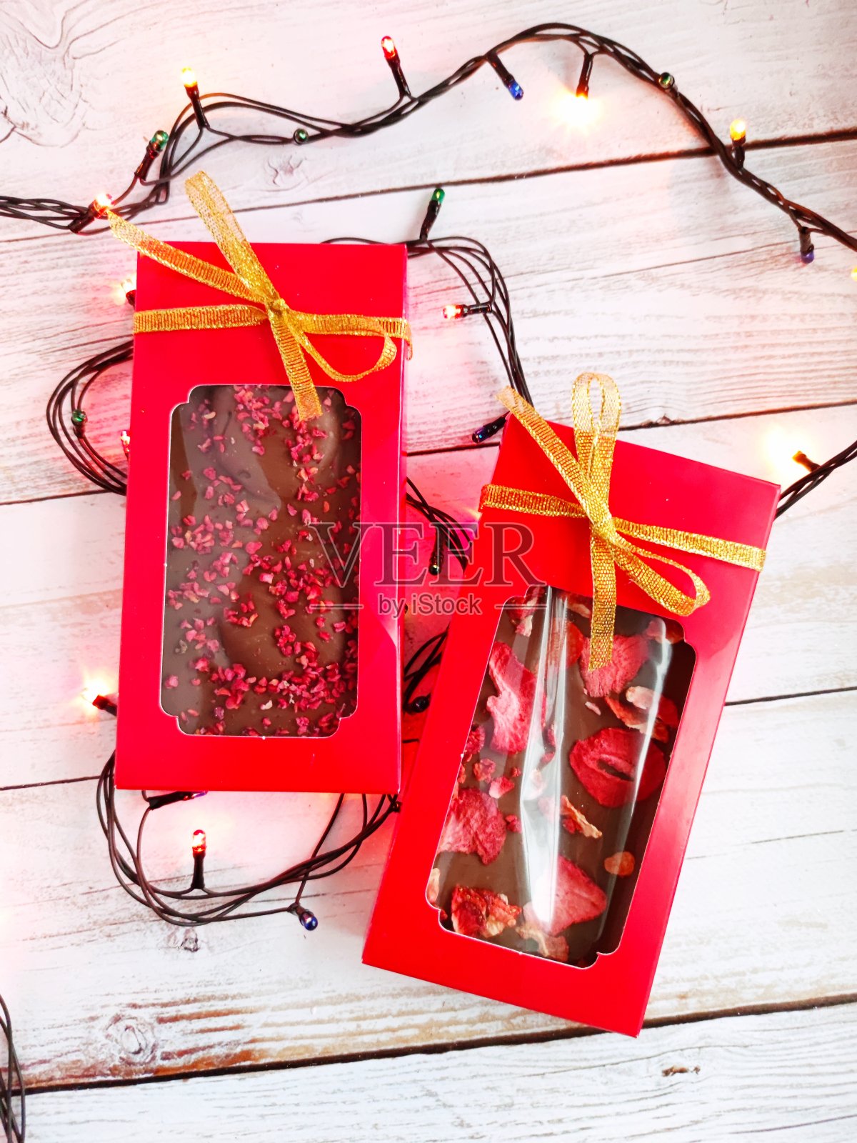 圣诞礼物盒照片摄影图片