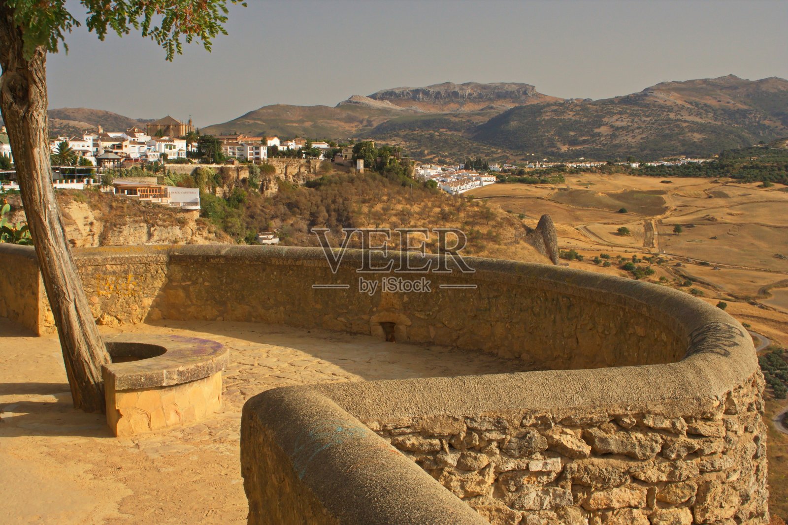 欧洲西班牙安达卢西亚隆达周围的景观照片摄影图片