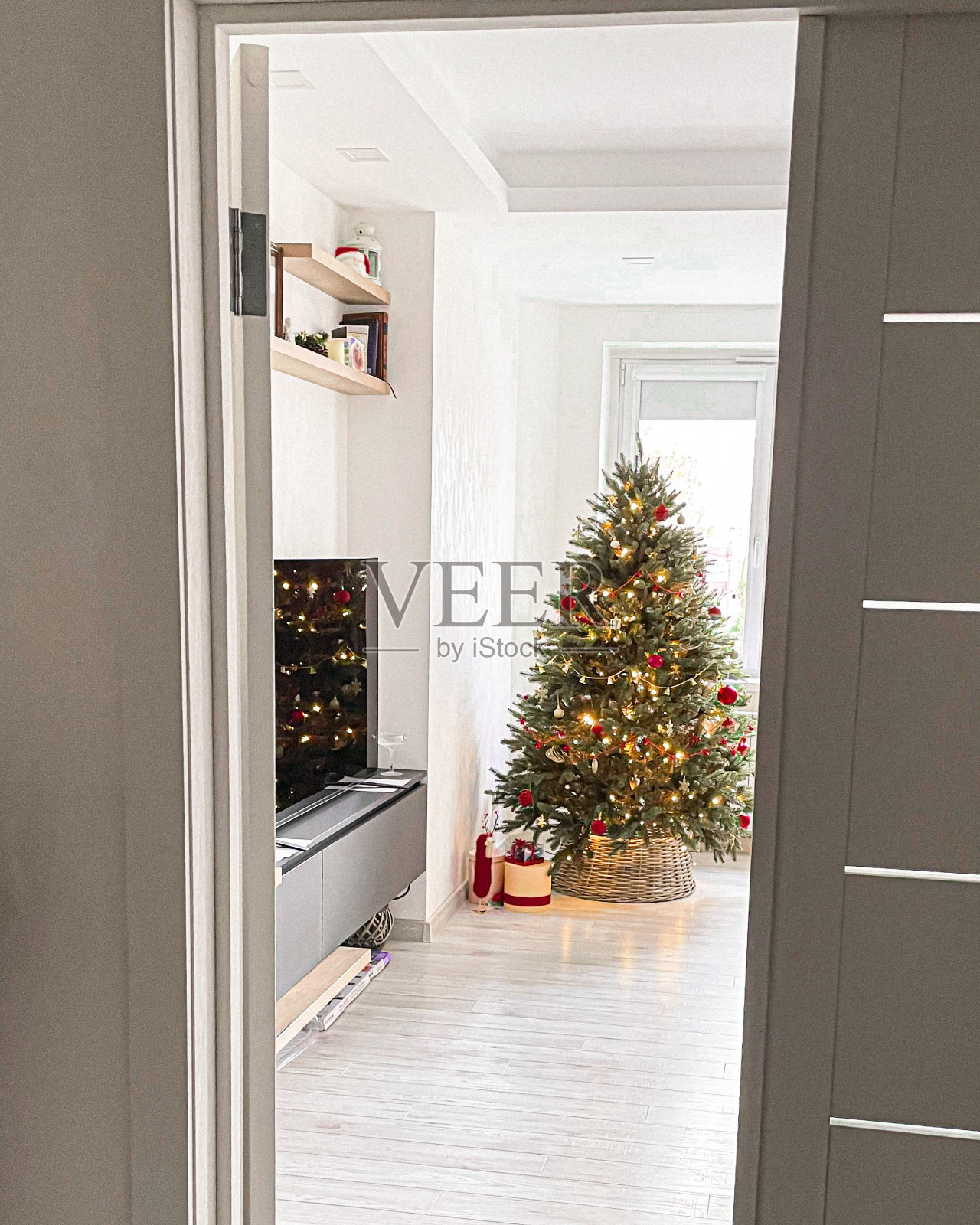 圣诞树照片摄影图片