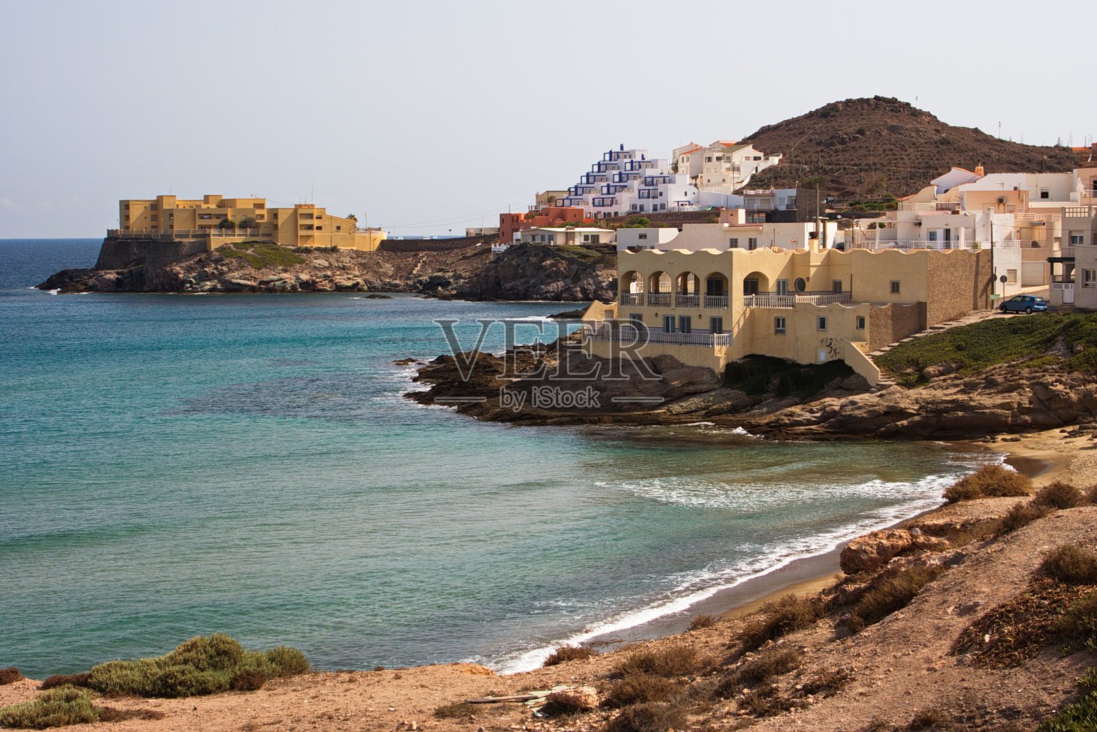 住宅在圣荷西省阿尔梅里亚,安达卢西亚,西班牙,欧洲照片摄影图片