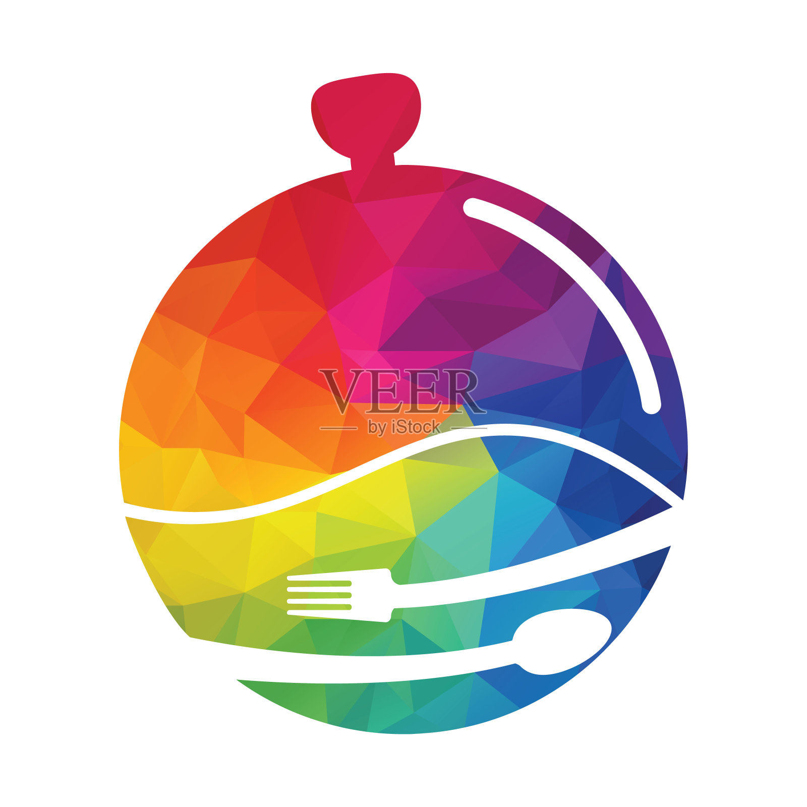 健康食品标识模板设计。插画图片素材