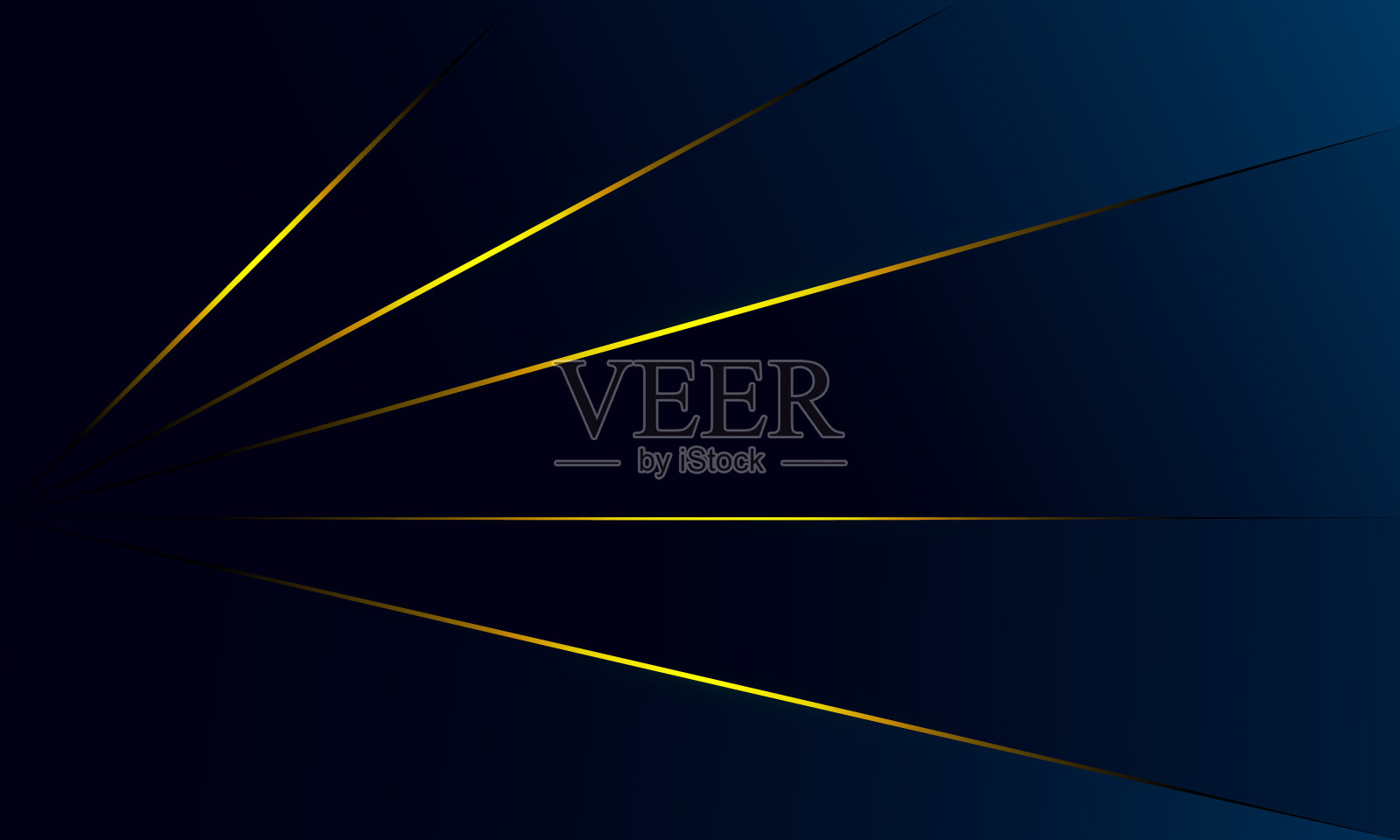 抽象线条图案豪华金色与黑色背景。插画图片素材