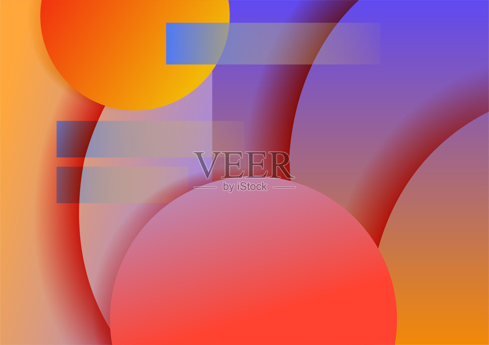 现代抽象几何包豪斯背景。矢量抽象图形设计横幅图案背景模板。插画图片素材