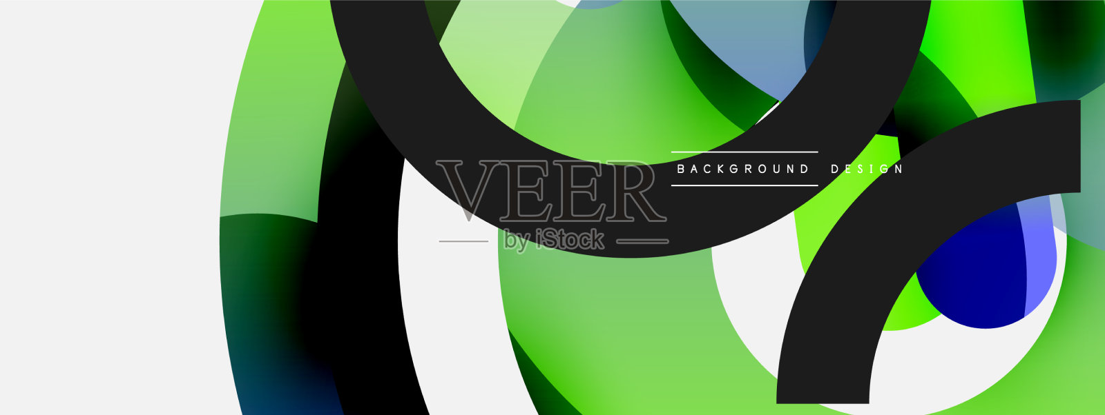 圆形和其他几何形状插画图片素材