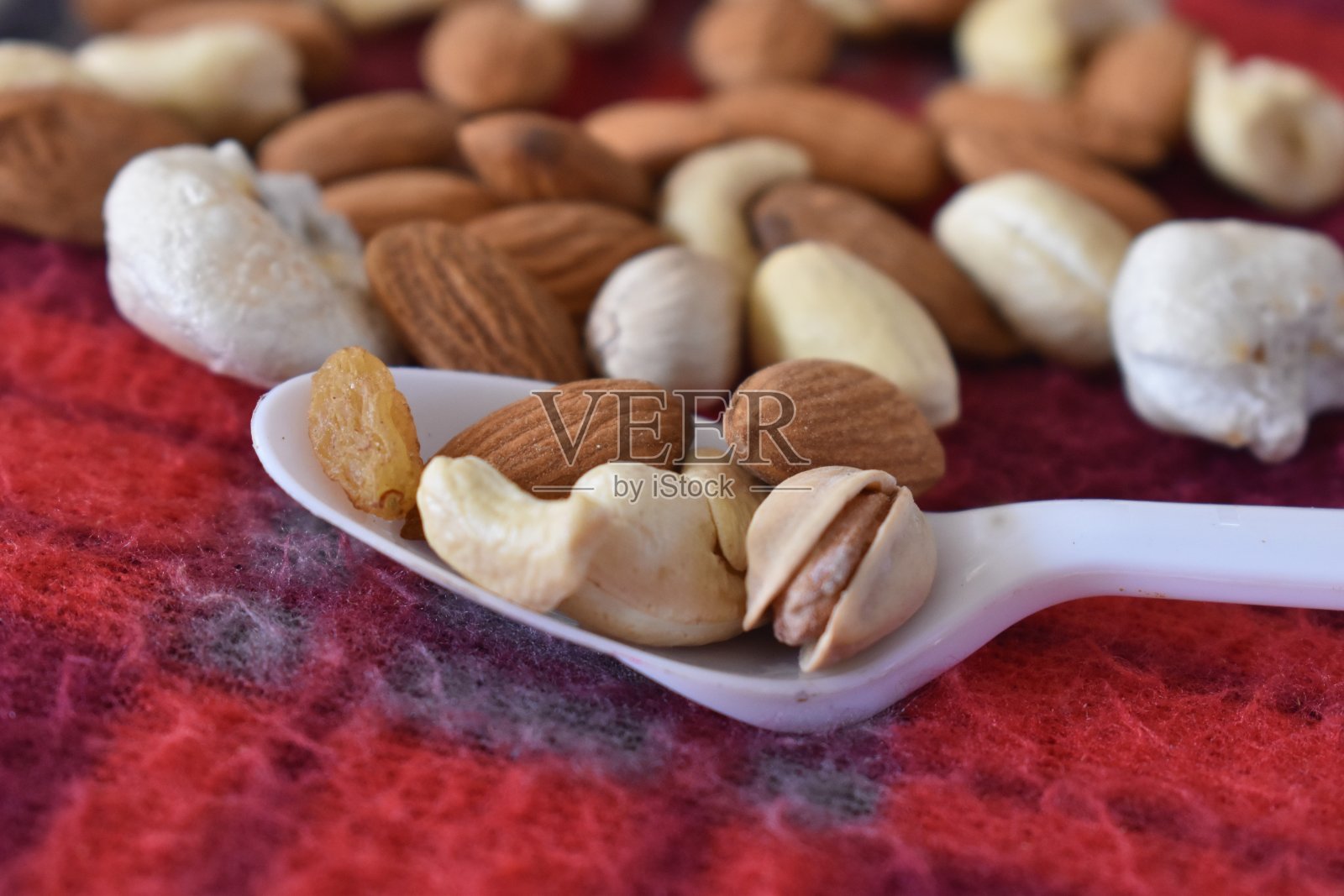 混合坚果和热带干果照片摄影图片