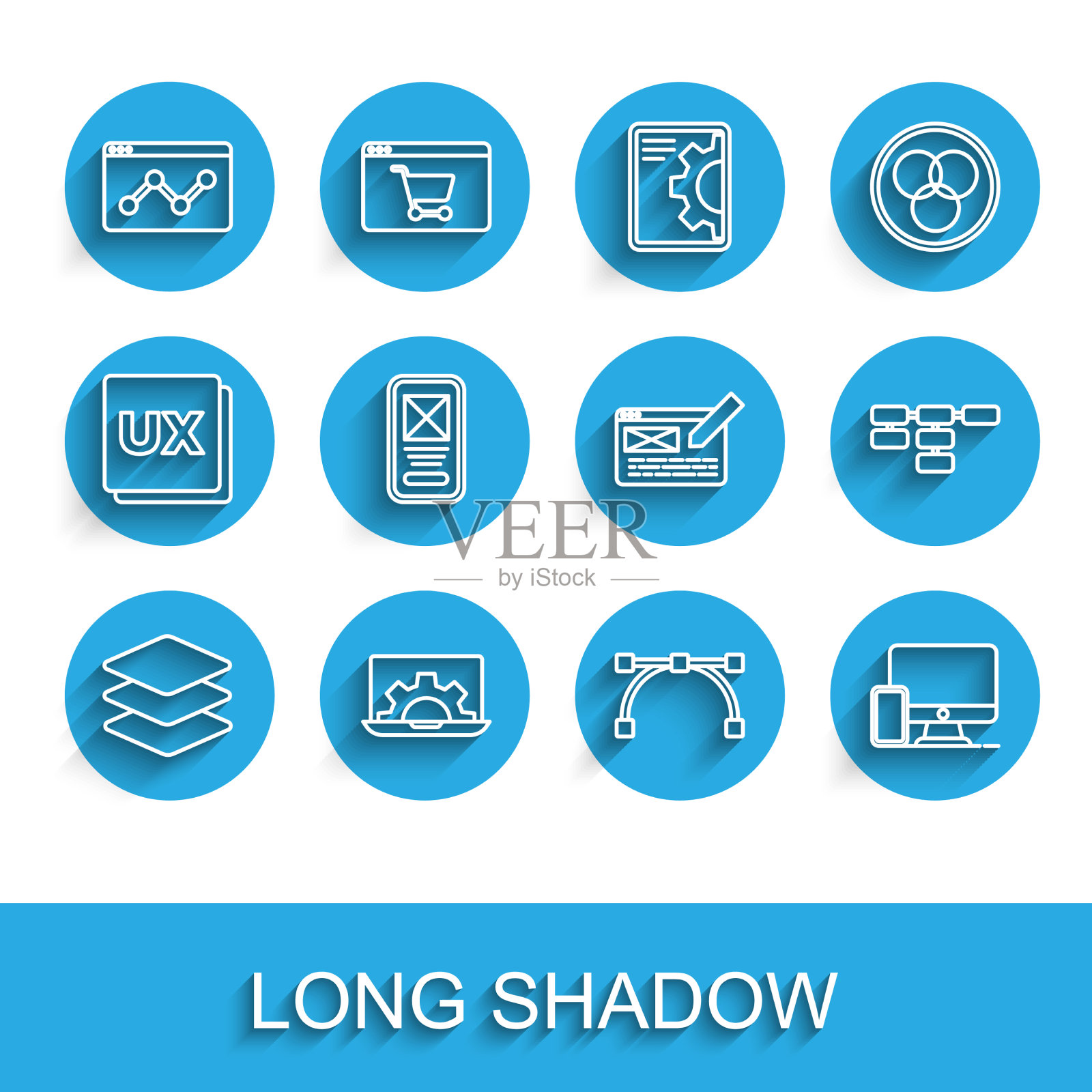 设置线层网页开发网站设计模板素材