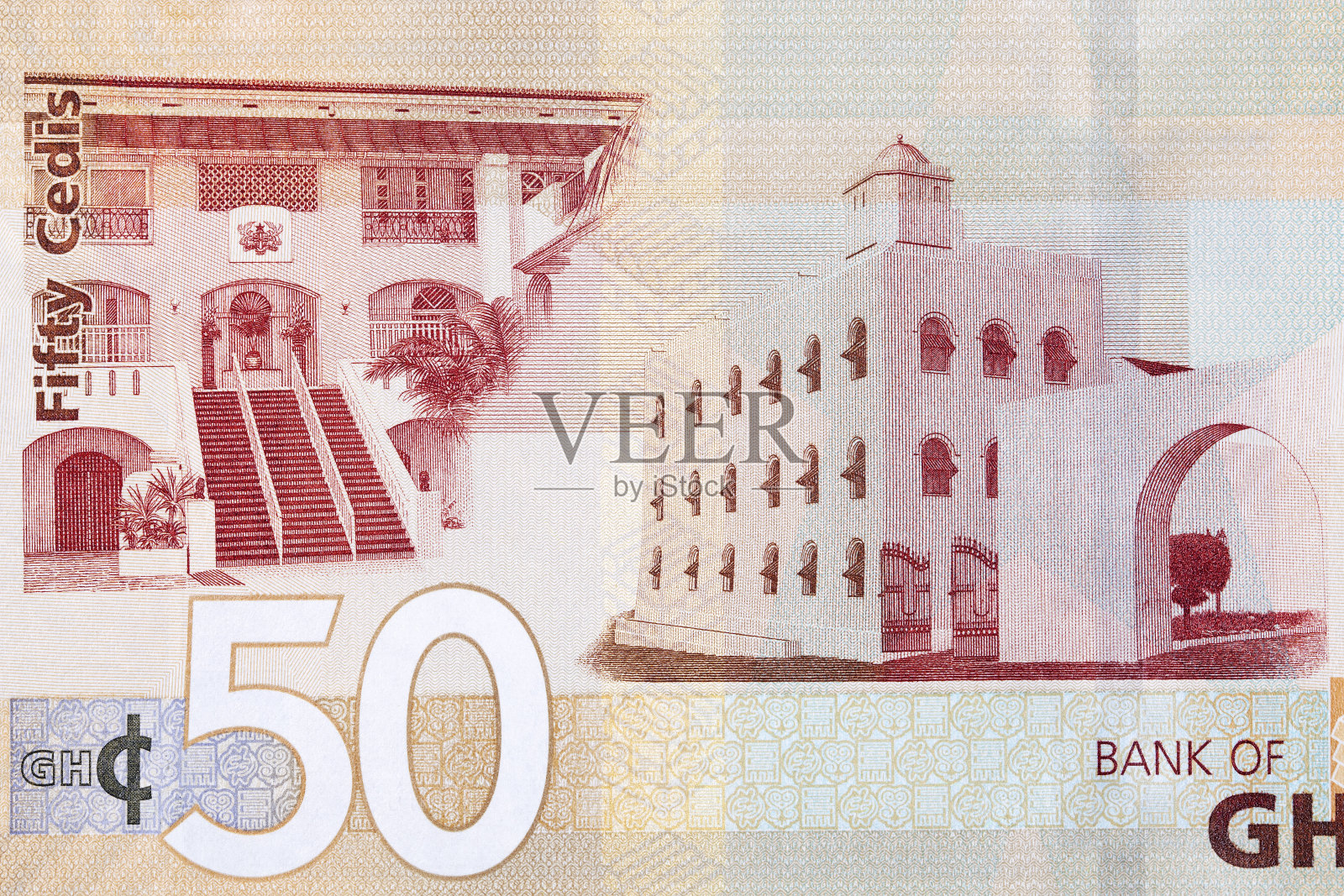 加纳钱建的基督堡城堡照片摄影图片