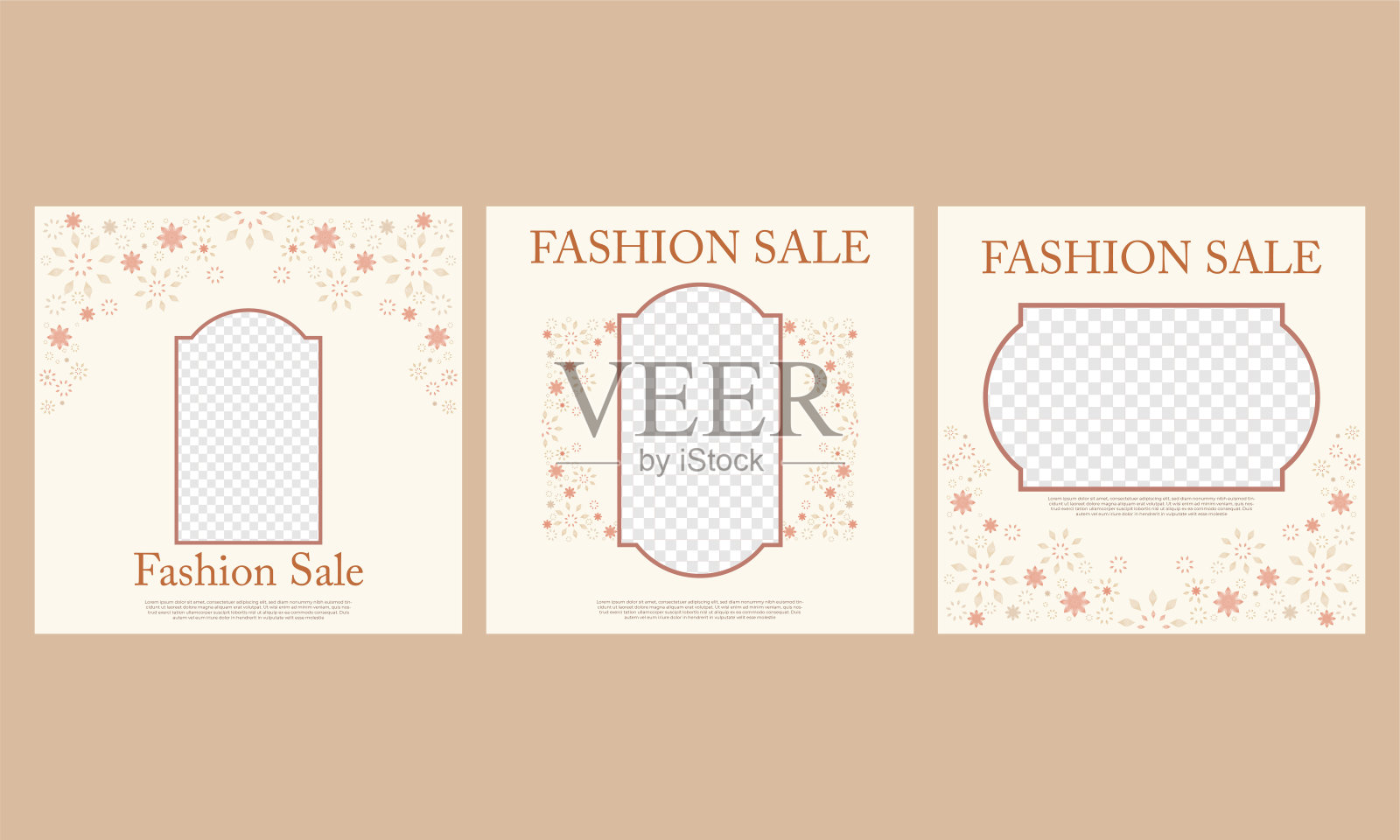 时尚销售社交媒体帖子模板设计模板素材