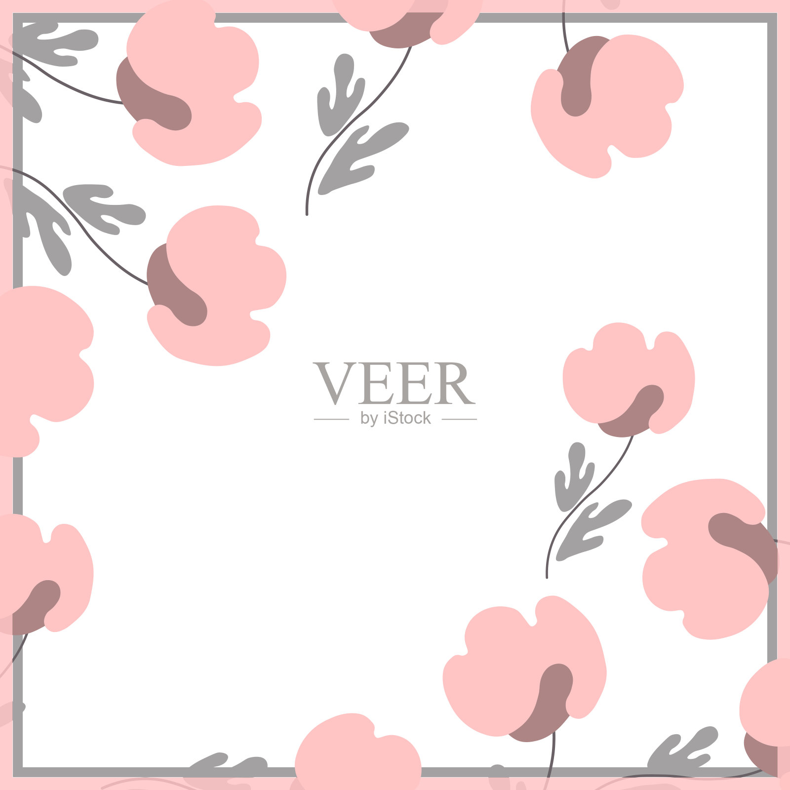 印花为方巾,大手帕,围巾,手帕,披肩,颈巾。织物、纺织品、丝绸制品的方格图案装饰。佩斯利矢量花在北欧风格。植物的民间窗饰插画图片素材