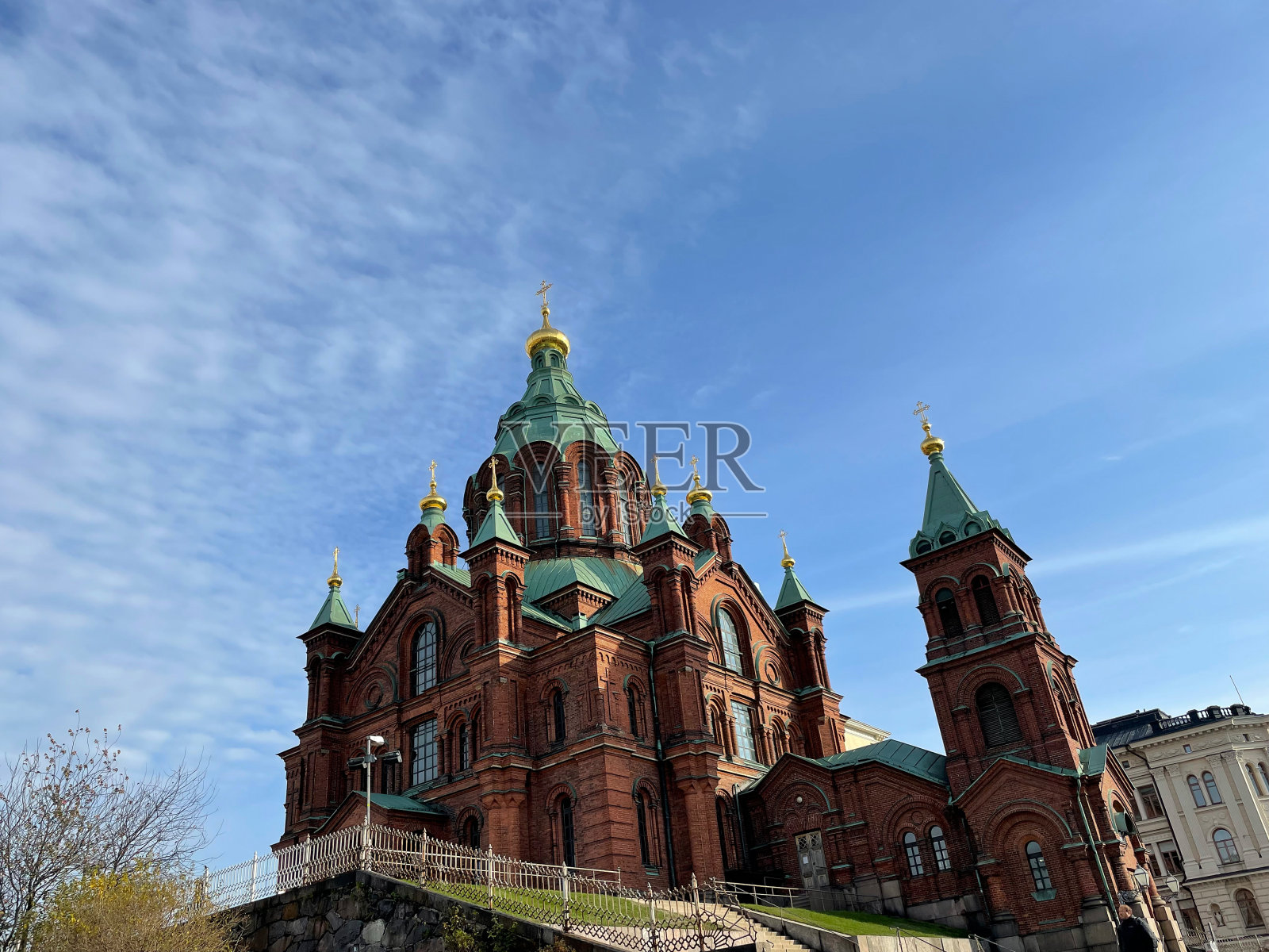 赫尔辛基的Uspenski大教堂照片摄影图片